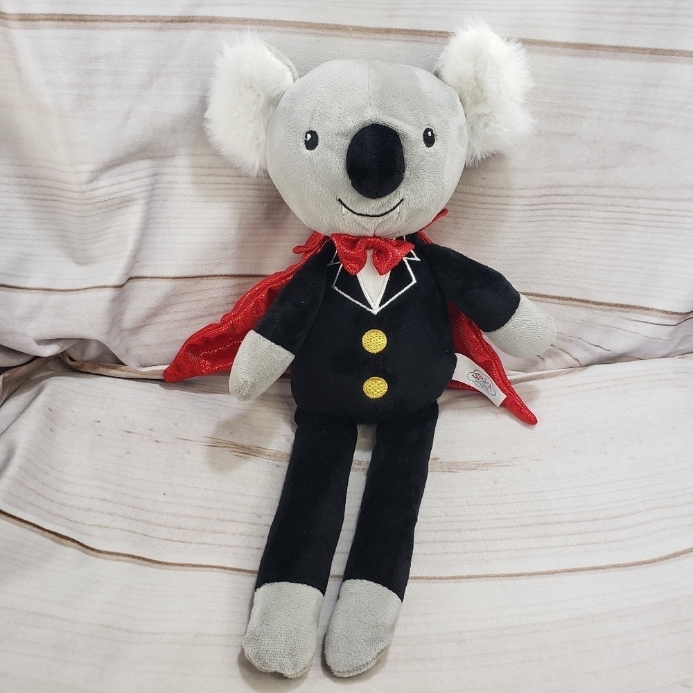 Halloween Vampire Koala Bear Rattle Plush Stuffed Toy Spark Create Imagine 16 In
